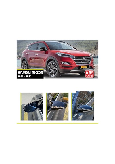 Hyundai Tucson Batman Yarasa Ayna Kapağı Piano Black / 2018 - 2020