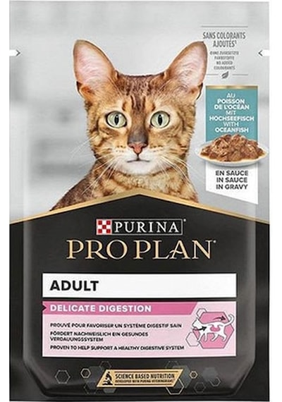 Purina Pro Plan Delicate Okyanus Balıklı Pouch Yetişkin Kedi Konservesi 26 x 85 G