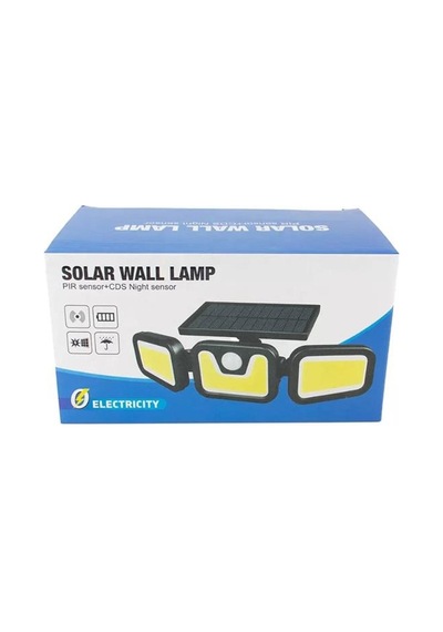 Powermaster Mx-1725b Sensörlü 3 Modlu 90 Cob Ledli Solar Aydınlatmalı Duvar Lambası Diğer