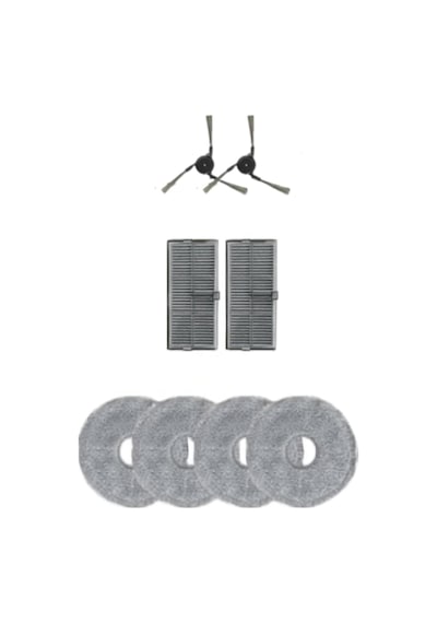 X40 Master-x40 Ultra-l40 Ultra Dreame İle Uyumlu 2 Yan Fırça 2 Filtre 4 Mop Genel