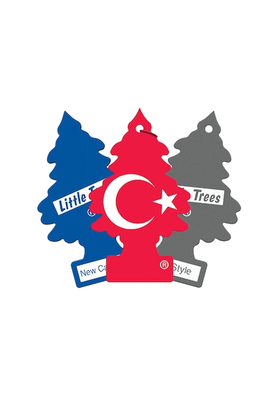 Little Trees 3'Lü Set Türk Bayrağı/New Car/City Style Asma Koku
