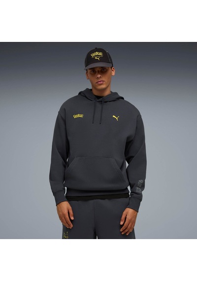 Puma X Pokémon Graphıc Erkek Geniş Kesim Kapüşonlu Sweatshırt 634915 76 Gri