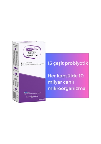 Optivita Kadınlar İçin Probiyotik Mikroorganizma İçeren Takviye Edici Gıda 30 Kapsül