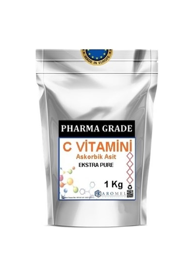 Aromel C Vitamini 1 Kg Yenilebilir Askorbik Asit Aromel C Vitamini 1 Kg Yenilebilir Askorbik Asit
