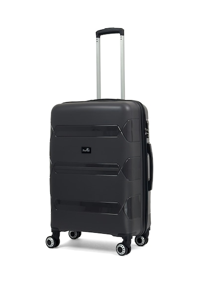 Reymond Luggage Lucas Polipropilen Kırılmaz Valiz, Orta Boy Antrasit