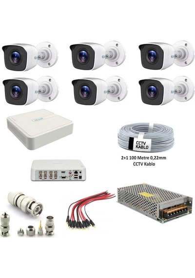 Hilook Güvenlik 6 Lı Set