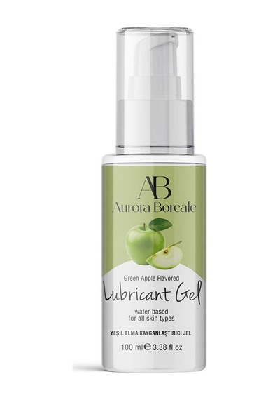 Aurora Boreale Yeşil Elma Aromalı Kayganlaştırıcı Jel 100ml - Ab3520