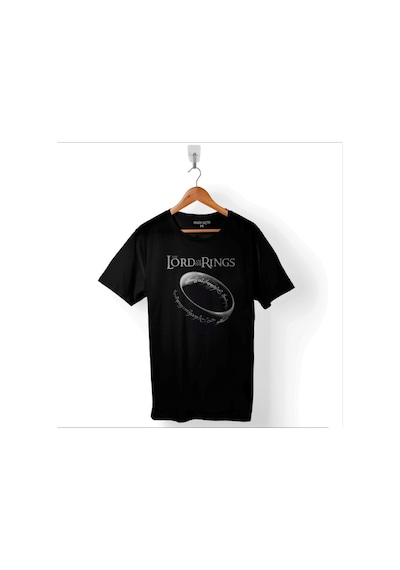 Yüzüklerin Efendisi Yüzüğü Lord Of The Rings Baskılı Tişört Unisex T-shirt 001