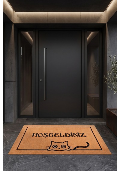 Villadia Home Textile Kapı Önü Paspası Kaymaz Taban Dekoratif Paspas Ev Giriş Antre İç Ve Dış Mekan Paspası 45x70 Cm 2ypycoco