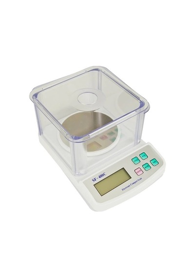 Diamond Plus Dijital Göstergeli Plastik Fanuslu Hassas Terazi Sf-400c 500 Gr-0.01 Açık Bej