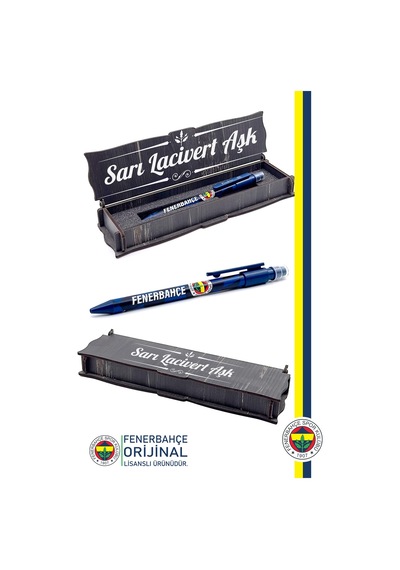 Fenerbahçe Lisanslı Versatil Uçlu Kalem 0.7 Ahşap Kutulu