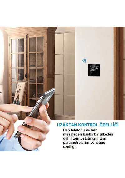 Smart 220v 16A Cep Telefonu Kontrollü Akıllı Termostat