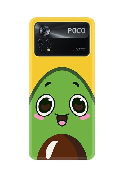 Xiaomi Poco X4 Pro 5g Kılıf Silikon Desen Özel Seri Avo Şekerto 1626