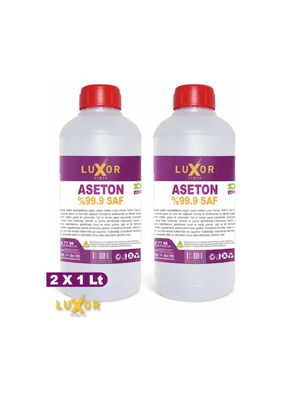 Luxor Kimya Saf Aseton 2 x 1 L