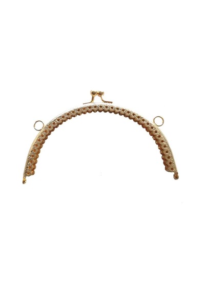 Angel Çanta Aksesuar Oval Cüzdan Klipsi 16 Cm Light Gold Renk