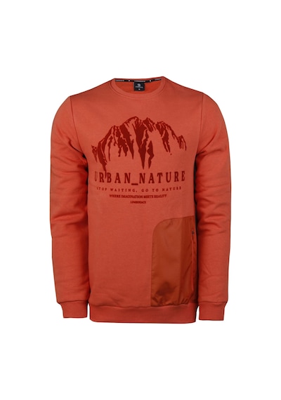 Lumberjack Cg556 Nature 2pr Erkek Günlük Sweatshirt Turuncu