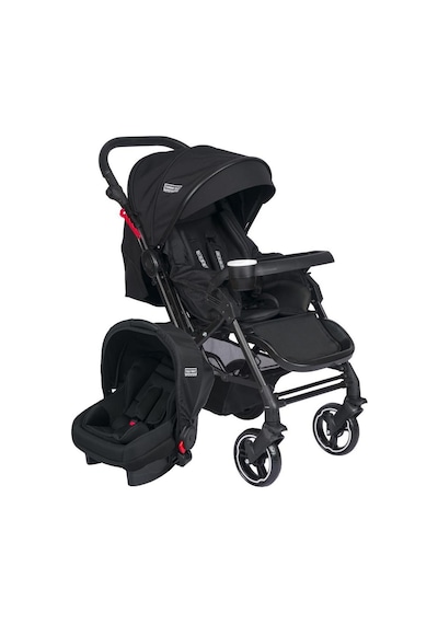Tommybaby Tornado Travel Çift Yönlü Bebek Arabası Seyahat Sistem Puset Siyah