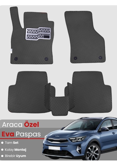 Kia Stonic 2017-2025 Uyumlu Eva Paspas Tam Set Araca Özel,kolay Montaj,su Geçirmez 154