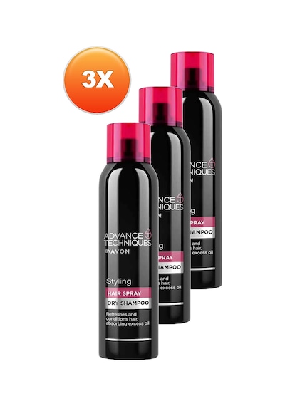Avon Advance Techniques Styling Kuru Şampuan 3 x 150 ML