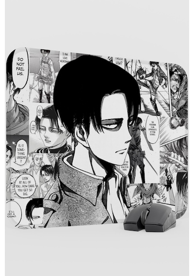 Levi Ackerman Anime V5 - 48x40 Xl Gaming Kauçuk Kaymaz Taban Mouse Pad Fare Altlığı