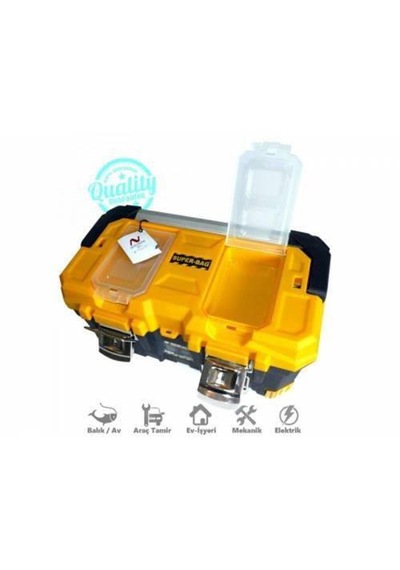 Super-Bag 20 İnç Alüminyum Saplı Metal Kilitli Takım Çantası Asr-