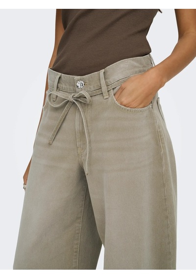 Only Onlgianna Mw Straight Kadın Denim Pantolon 15376953 Yeşil