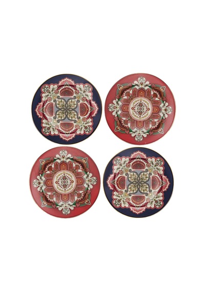 Lucky Art Etro Bone 4 Lü Servis Tabağı Seti 27 Cm Lyhd 778 Çok Renkli