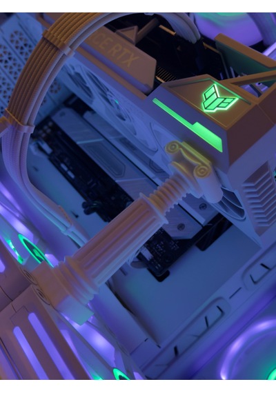 Ayarlanabilir Beyaz Granit Gpu Destek Aparatı - Ekran Kartı Tutucu Sarkma Önleyici Stand - Gpu Support