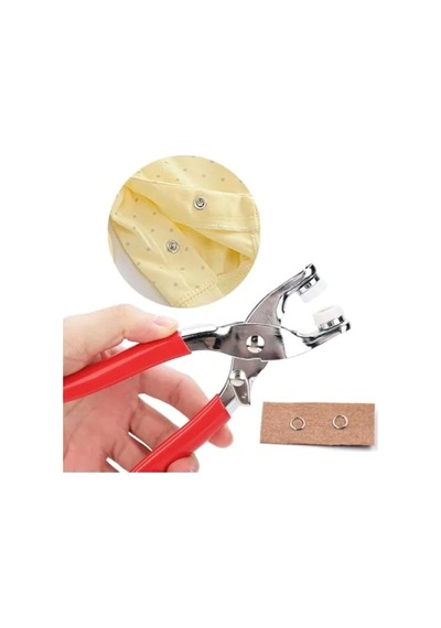 Ergonomik Metal Düğme Ve Çıtçıt Montaj Pensesi 001