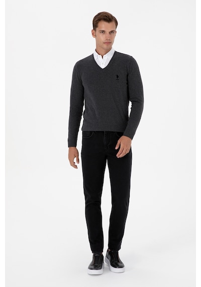 U.S. Polo Assn. Erkek Siyah Slim Fit Jean Pantolon 50307713-DN0027