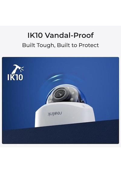 Reolınk 8mp Dome Motorize 5x Optik Zoom Ip Kamera Poe Ip67 P437