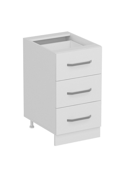 Minar Mutfak Alt Modül 3ç Nray 45cm Dolap Beyaz - B1