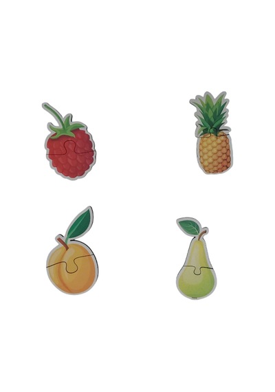 Meyveler Fruits / 17 Adet Puzzle Yapboz Puzzle / 42 Parça