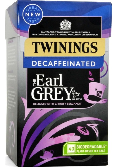 Twinings Earl Grey Decaffeinated Bardak Poşet Çay 40'lı