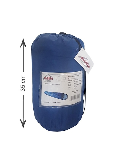 Evolite Alfa Pro Uyku Tulumu 0ºc Mavi-left Mavi