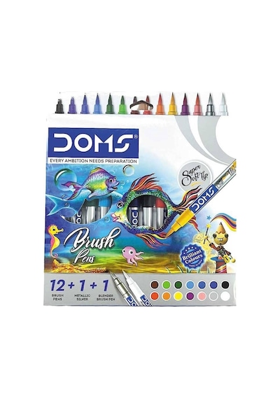 Brush Pen Fırça Uçlu Keçeli Kalem 14'lü Super Soft Tip 8137