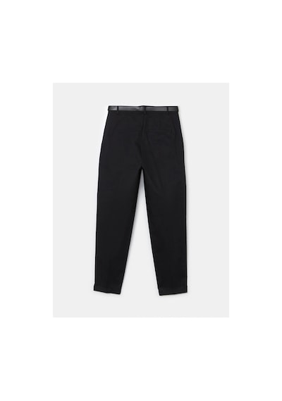 LC Waikiki Lcw Beli Kemerli Havuç Kesim Kadın Pantolon New Black
