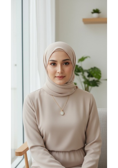 Baget Oval Zirkon Taşlı Çiçek Model Kolye - Çelik Altın