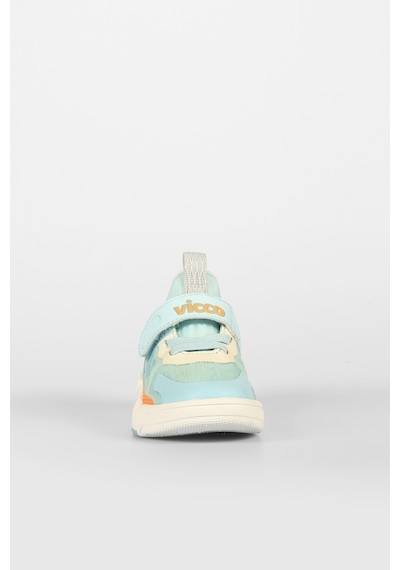 Vicco Daphne Baskılı Erkek Bebek Mavi Sneaker Mavi