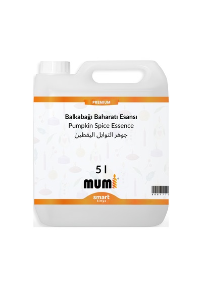 Premium Pumpkin Spice Mum Esansı 5 Litre Şeffaf