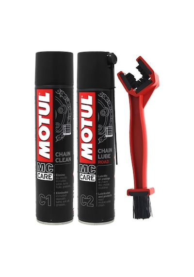 Motul Zincir Bakım Seti C1 & C2 + Zincir Temizleme Fırçası