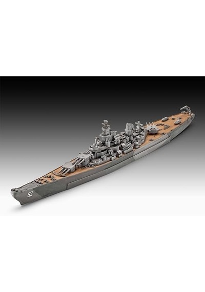 Model Set Battleship Uss New Jersey- Model Kit With Basic Accessories