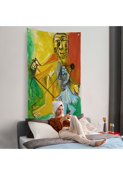 Pablo Picasso - Adam Ve Çocuk Duvar Örtüsü - Homme Et Enfant-7328