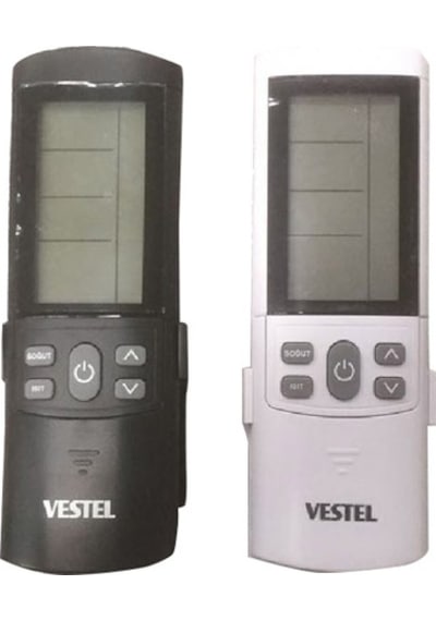 WEKO KK VESTEL YENİ MODEL KAPAKLI BEYAZ KLİMA KUMANDASI