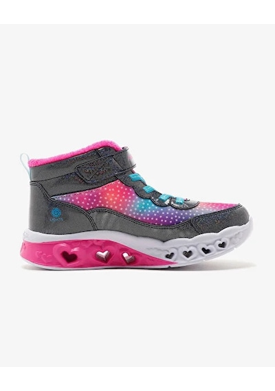 Skechers Flutter Heart Lights - Simple Kız Çocuk Lacivert Işıklı Bot Karışık