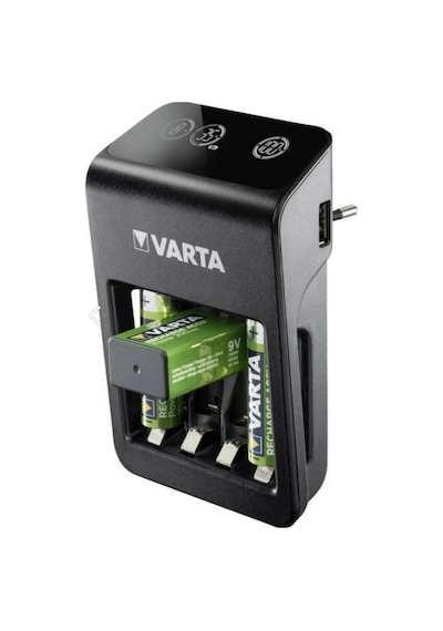 Varta Lcd Plug+ Şarj Cihazı+8x2100mah Aa Şarjlı Kalem Pil+çanta