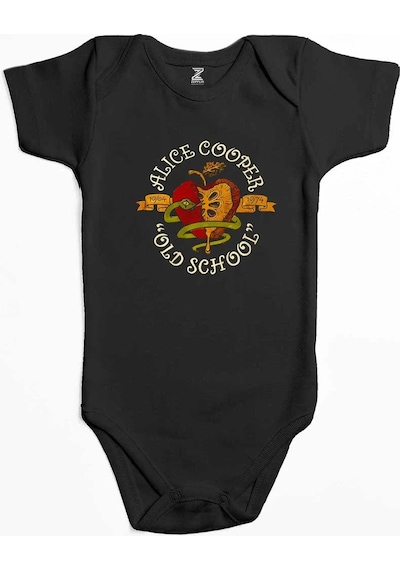 Zepplin Giyim Alice Cooper Old School Mavi Bebek Body Zıbın
