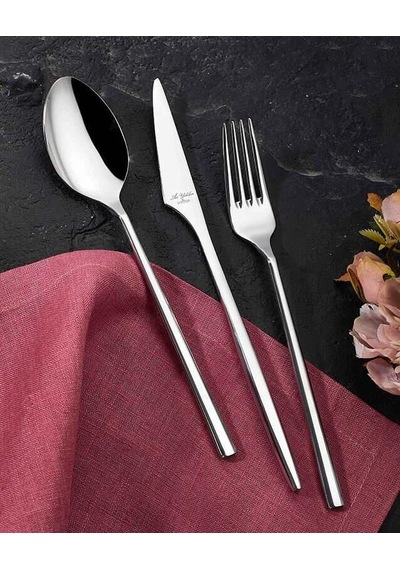 Aryıldız Trendy Prestige 84 Parça Çatal Kaşık Bıçak Takımı Gri