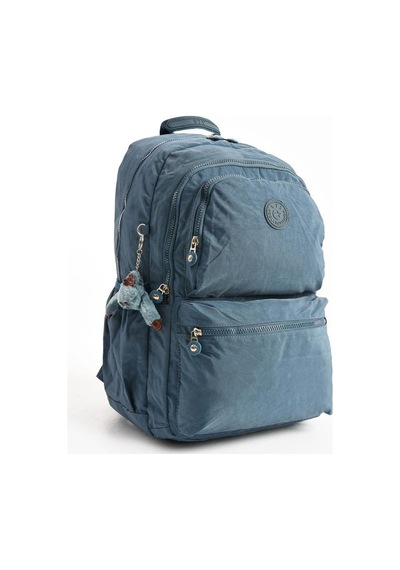 Baginn Unisex Kadın Sırt Çantası Gümlük Kullanıma Uygun Büyük Boy Seyahat Çantası 43 30 Cm Okul Çantası Mavi