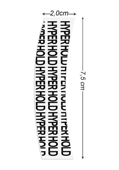 Sunshine Hyper Hold Protez Saç Bandı Oval Parlama Yapmaz "c" 2,0cm X 7.5cm 36 Adet